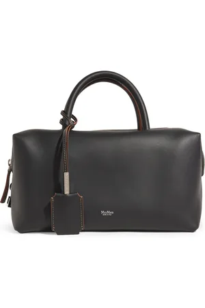 Max Mara Leather Satchel Top-Handle Bag