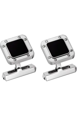 Cartier Sterling Silver Santos de Cufflinks