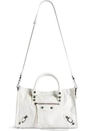 Balenciaga Small Lambskin Le City Top-Handle Bag