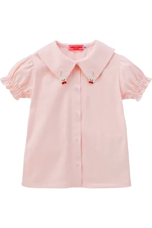 Miki House Cotton Embroidered Blouse