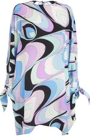 Puccini Silk Printed Mini Dress