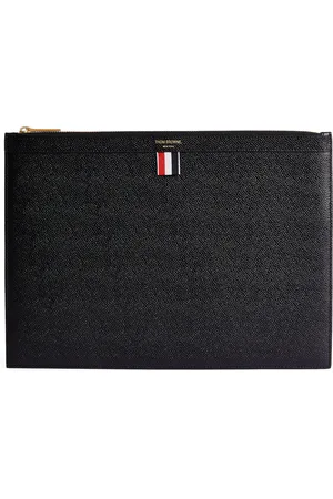 Thom Browne Medium Leather Pouch
