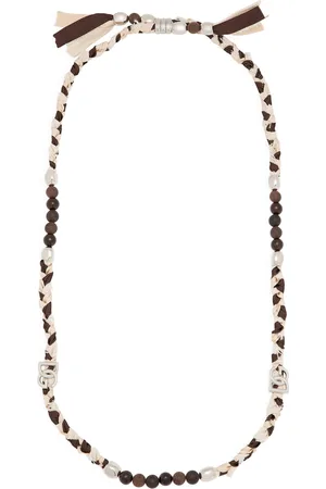 Dolce & Gabbana Braided Beaded Necklace