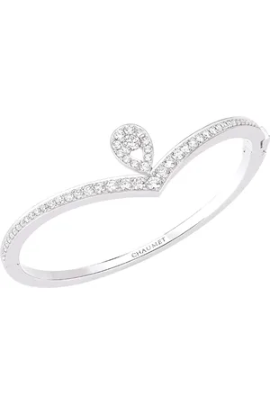 CHAUMET White Gold and Diamond Joséphine Aigrette Bangle