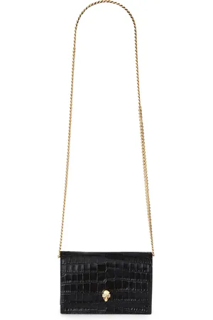 Alexander McQueen Leather Skull Cross-Body Bag