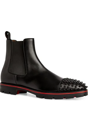 Christian Louboutin Melon Spikes Calfskin Boots
