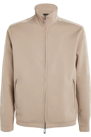 Emporio Armani Jersey Logo Bomber Jacket
