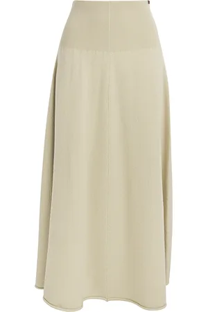EXTREME CASHMERE Cashmere-Blend No.388 Ease Midi Skirt