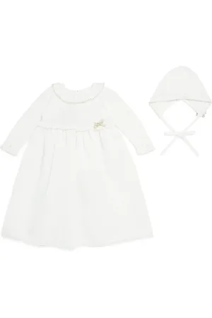 PAZ RODRIGUEZ Cotton Lino Dress and Hat Set