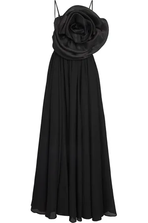 LEO LIN Rose-Detail Bloom Maxi Dress