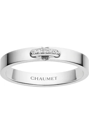 CHAUMET Platinum and Diamond Liens Évidence Wedding Ring