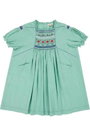Caramel Embroidered Moringa Dress