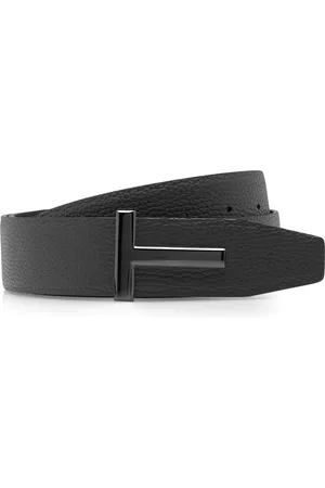 Tom Ford Leather Reversible T Icon Belt