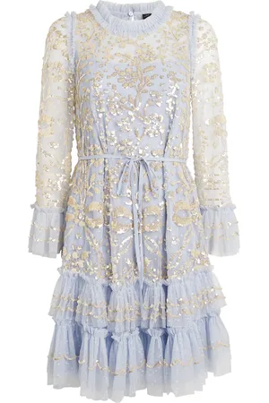 Needle & Thread Sequinned Lace Celia Mini Dress