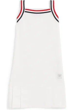 Thom Browne Cotton Pleated Tank Dress