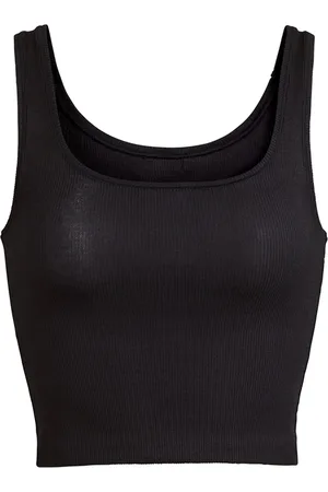 SKIMS Cotton Ribbed Cropped Tank Top