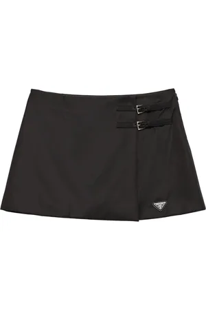Prada Re-Nylon Wrap Mini Skirt