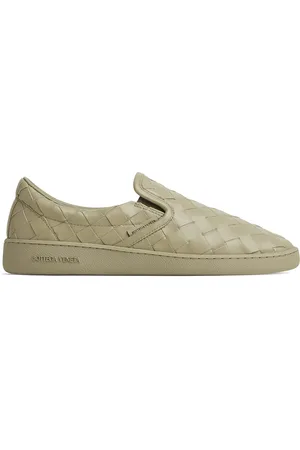 Bottega Veneta Leather Intrecciato Sawyer Sneakers