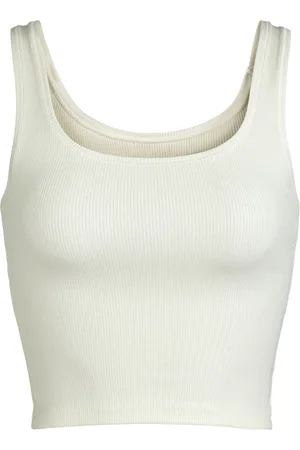 SKIMS Cotton Ribbed Cropped Tank Top