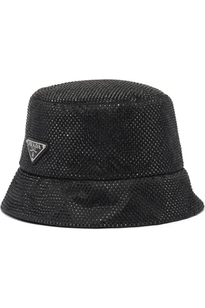 Prada Crystal-Embellished Bucket Hat
