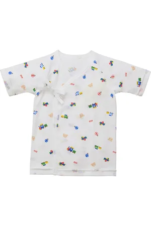 Miki House Cotton Printed Kimono Top