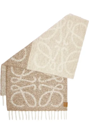 Loewe Alpaca-Blend Anagram Scarf