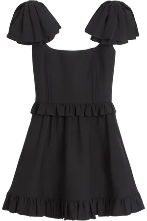 VALENTINO GARAVANI Virgin Wool-Silk Mini Dress