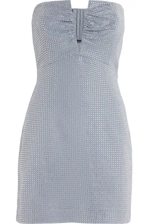 Roland Mouret Embellished Strapless Mini Dress