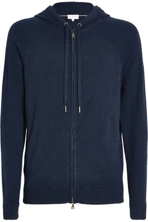 DEREK ROSE Cashmere Zip-Up Hoodie