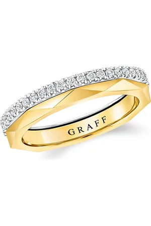 GRAFF Yellow Gold and Diamond Laurence Signature Ring