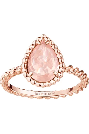 Boucheron Rose Gold and Quartz Serpent Bohème Ring