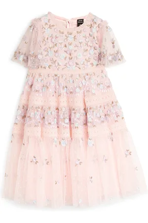 Needle & Thread Garland Ribbon Short-Sleeve Dress