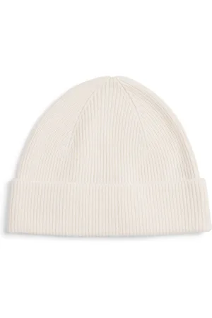 HARRODS Cashmere Rib-Knit Beanie