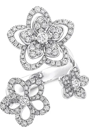 GRAFF Gold and Diamond Wild Flower Ring