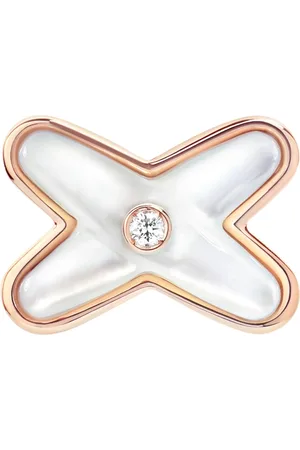 CHAUMET Diamond and Mother-of-Pearl Jeux de Liens Single Earring
