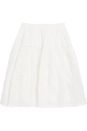 Chloé Cotton Broderie Anglaise Skirt