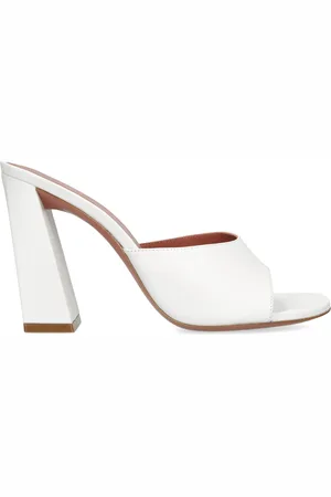 Amina Muaddi Leather Brigitte Mules 95