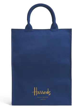 HARRODS Medium Cotton Logo Tote Bag