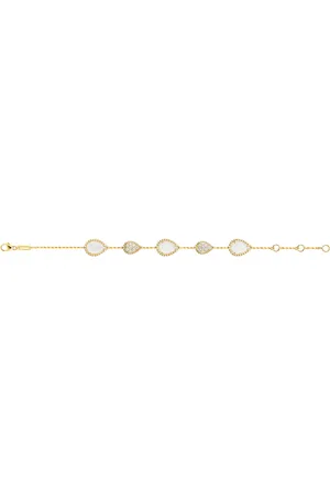 Boucheron Yellow Gold, Diamond and Mother-of-Pearl Serpent Bohème Couleur Bracelet