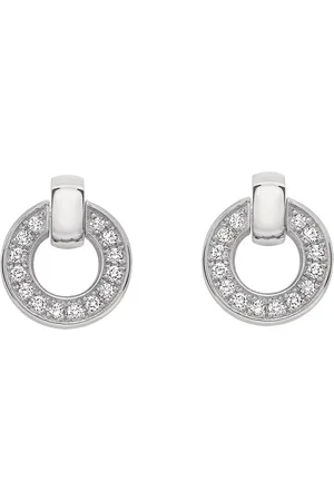Boodles White and Diamond Roulette Flip Earrings