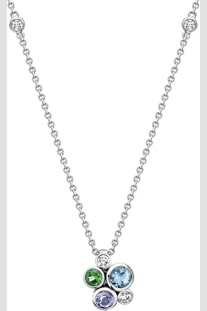 Boodles White and Diamond Raindance Watercolour Cluster Pendant