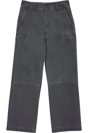 LE 17 SEPTEMBRE Faded Wide-Leg Carpenter Jeans