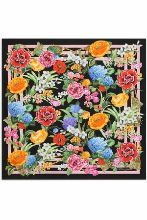 Dolce & Gabbana Silk Floral Scarf