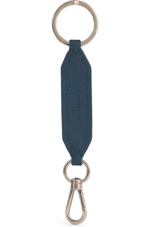 BRIONI Leather Logo Keychain