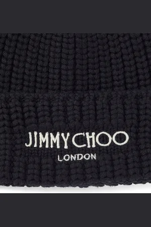 Jimmy Choo Yuki Virgin Wool Beanie