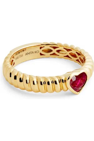 Anita Yellow and Ruby Zoe Ring