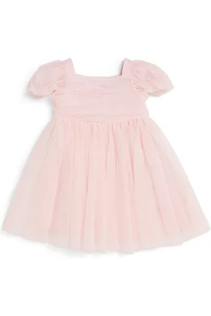 Emporio Armani Tulle Puff-Sleeve Dress