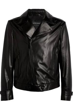 Emporio Armani Leather Biker Jacket