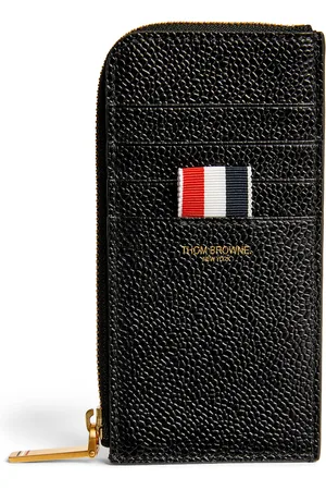 Thom Browne Leather Half-Zip Wallet