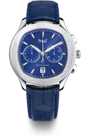 PIAGET Stainless Steel and Alligator Strap Polo Watch